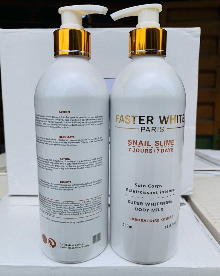 Faster White Paris Body Lotion